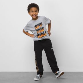 Pantalón Digi Flames Fleece Pant (2-7 Años) Black