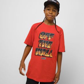 Polera Digi Flame SS (8-14 Años) Molten Lava