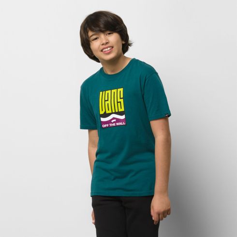 Polera Vans Maze SS Tee (8-14 Años) Teep Teal