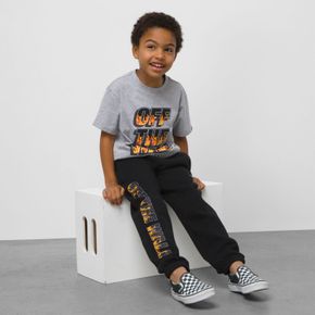 Pantalón Digi Flames Fleece Pant (2-7 Años) Black