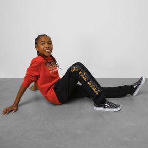 Pantalón Digi Flamesfleece pant (8-14 Años) Black