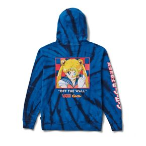 Polerón Fleece Tie Dye Pullover True Blue