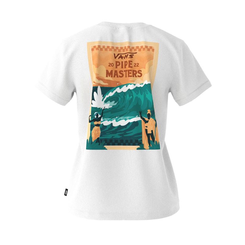 Polera 2022 Pipe Masters Ss Crew WhiteVans Chile