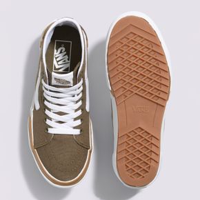 Zapatillas UA SK8-Hi Tapered Stacked Canvas Dark Olive