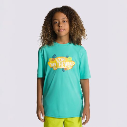 Polera Always Aloha Sun Shirt SS (8-14 Años) Waterfall