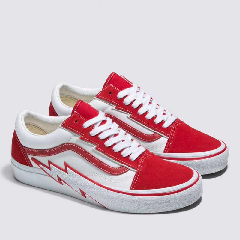 Zapatillas Old Skool Bolt 2 Tone Red True White