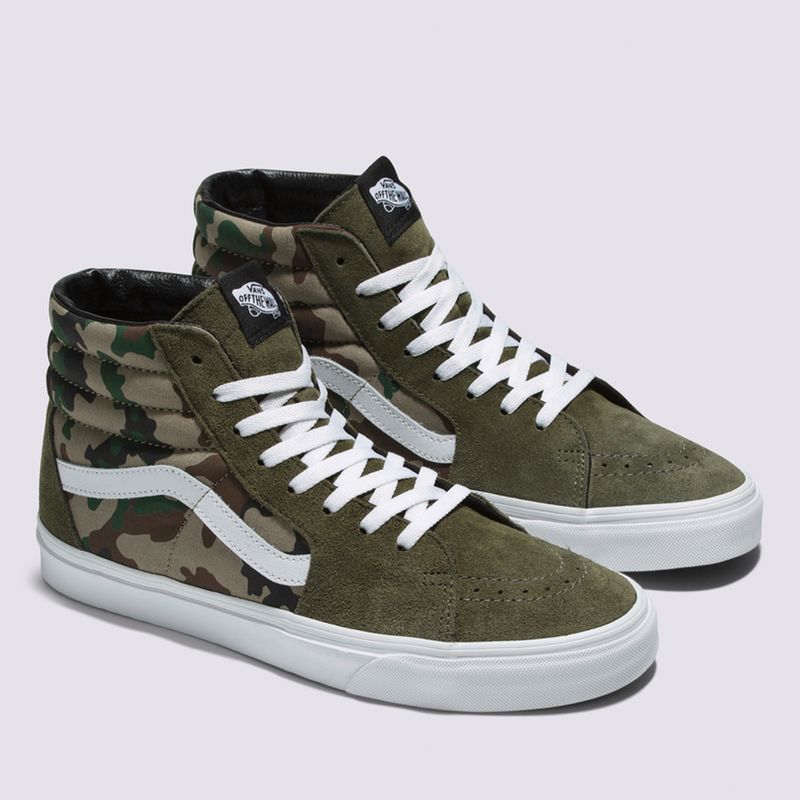 Vans sk8 hi hombre on sale olive