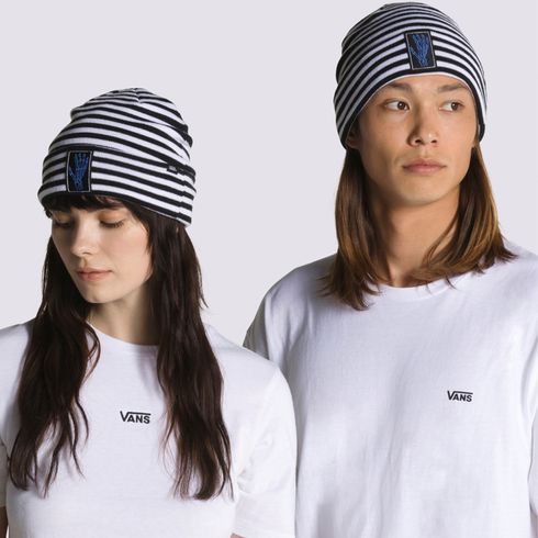 Gorro Breana Skate Beanie Black-White