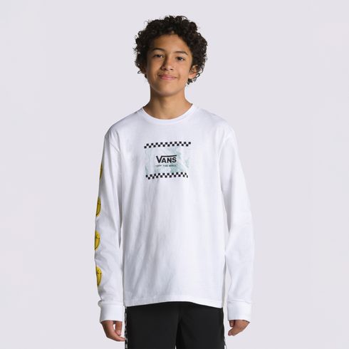 Polera Marbel LS (8-14 Años) White
