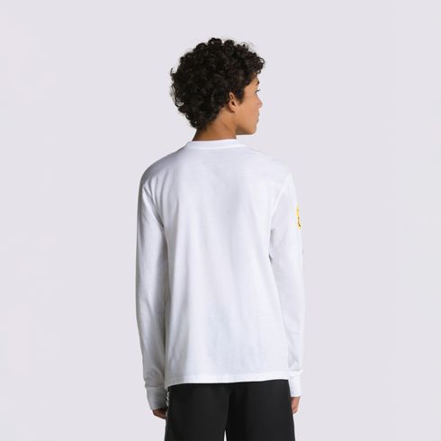 Polera Marbel LS (8-14 Años) White
