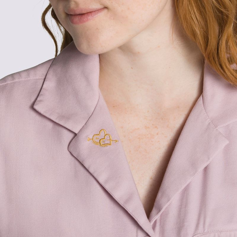 Polera Karina Ss Woven Keepsake Lilac Vans Chile