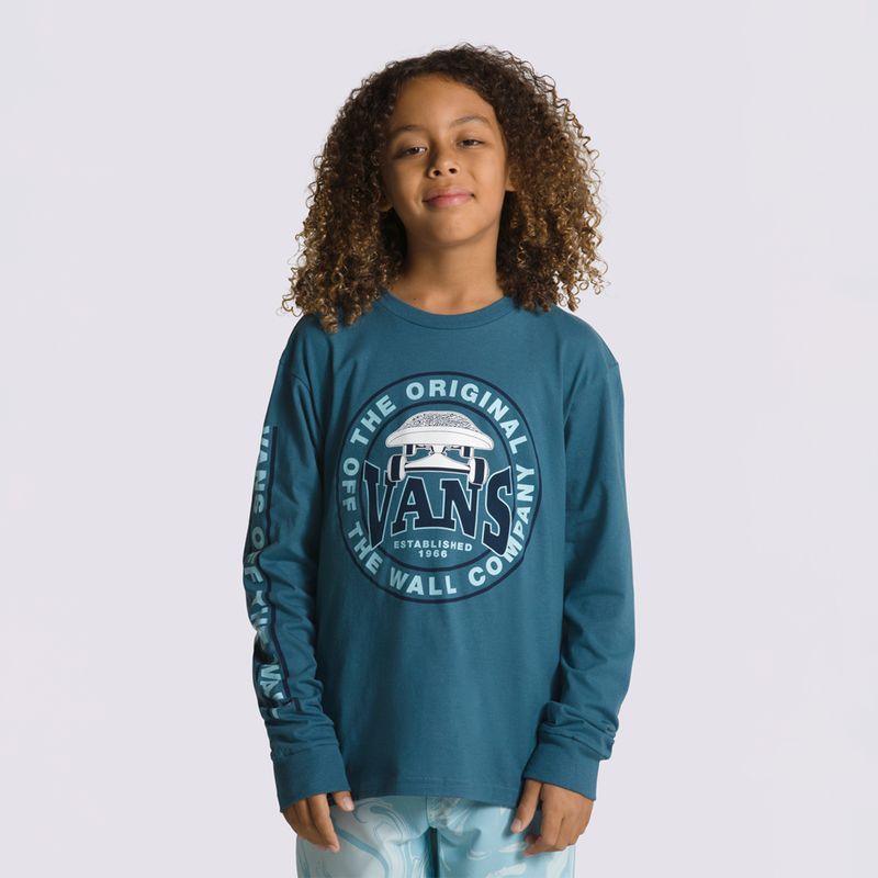 Polera-Off-The-Wall-Company-LS--8-14-Años--Vans-Teal