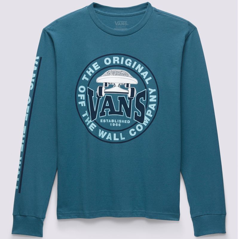 Polera-Off-The-Wall-Company-LS--8-14-Años--Vans-Teal