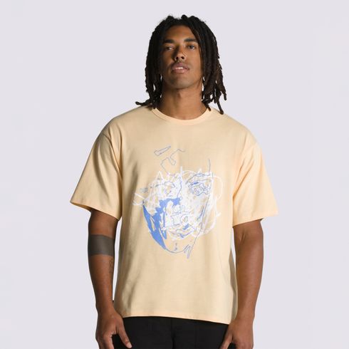 Polera Quasi Mask OTW SS Tee Apricot Sherbet