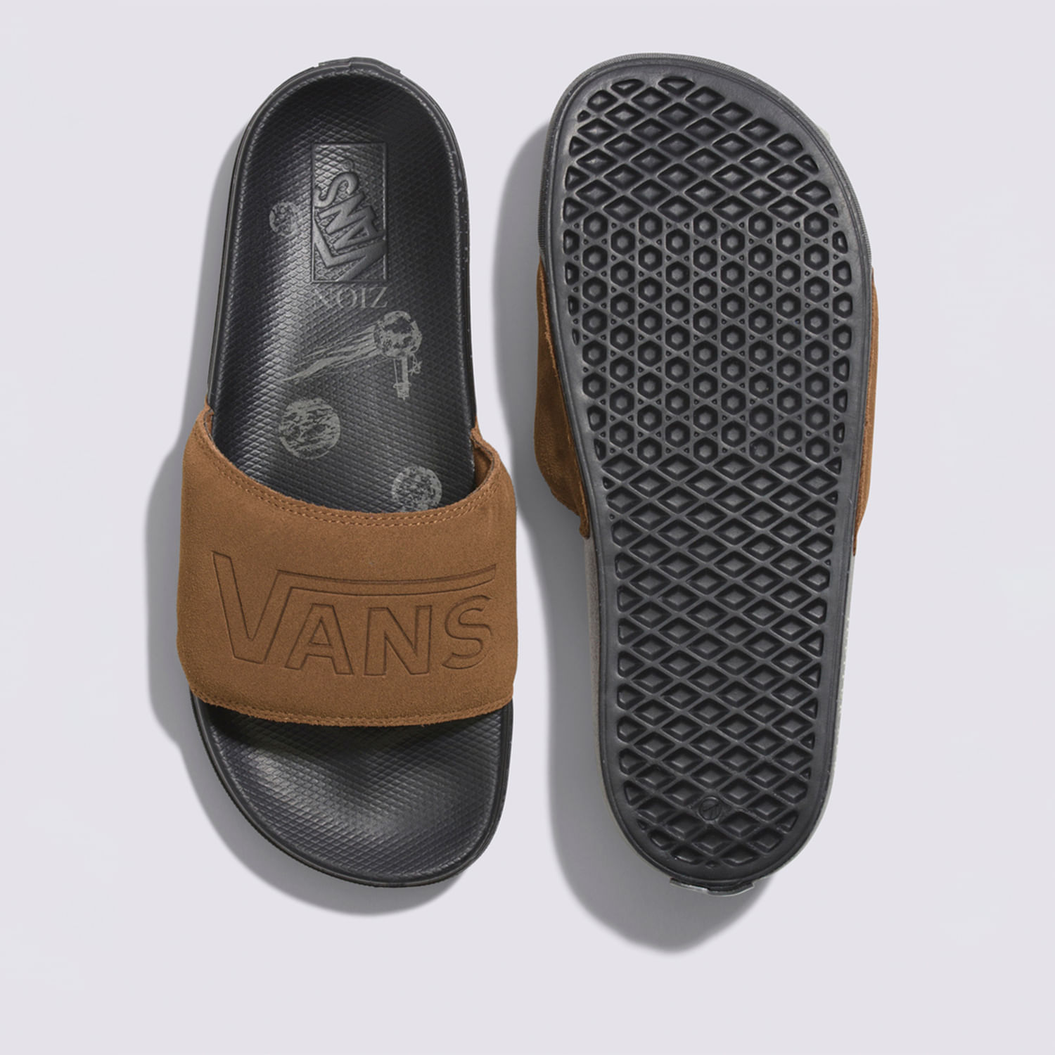 Sandalias Mn La Costa Slide-On Zion Wright Brown/Multi-Vans Chile