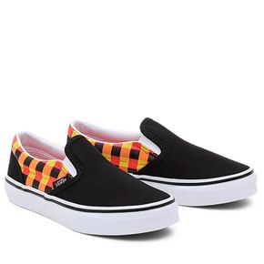 Zapatillas UY Classic Slip-On Glow Checkerboard (5-12 Años) Black/Multi