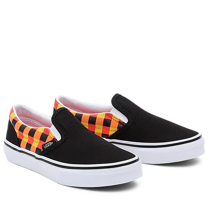 Zapatillas Uy Classic Slip On Glow Checkerboard 5 12 A os Black