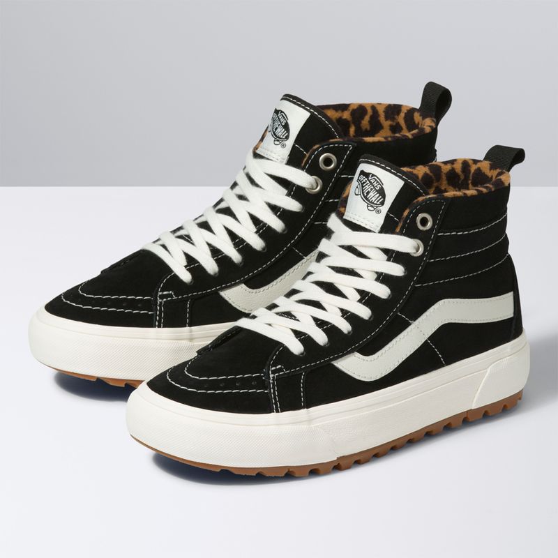 Zapatillas Ua Sk8 Hi Mte 1 Suede Black Leopard Vans Chile