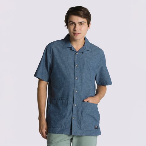 Camisa Growth Garden SS Shirt Dress Blues