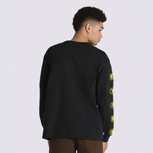 Polera Off The Wall Gradient Logo Loose Ls Tee Black