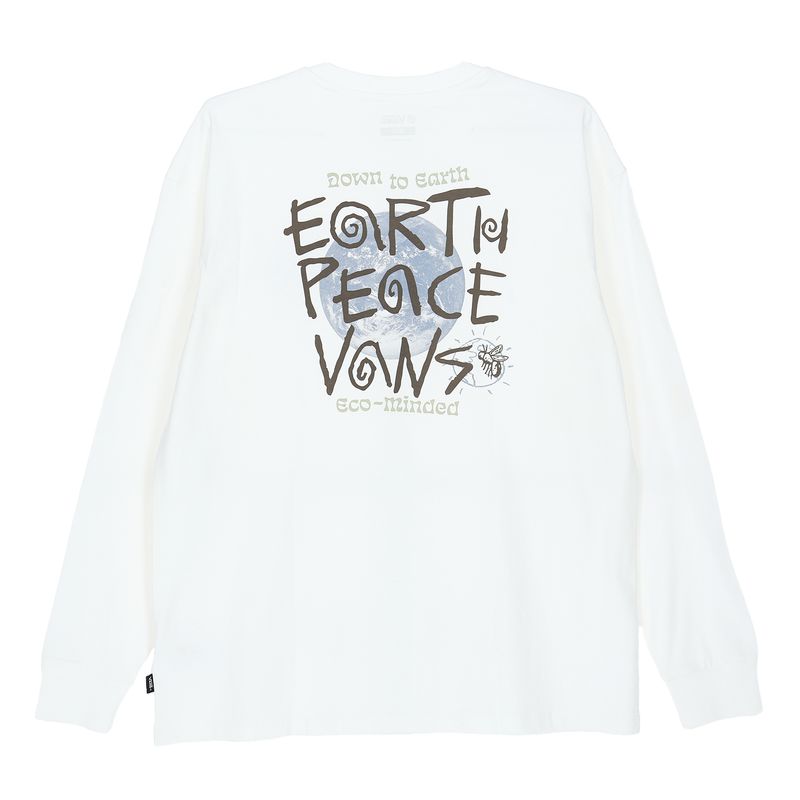 Polera-Earth-Peace-Vans-Oversized-LS-Tee-Marshmallow