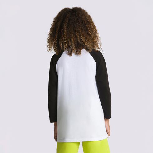 Polera Haribo Raglan (8-14 Años) White-Black