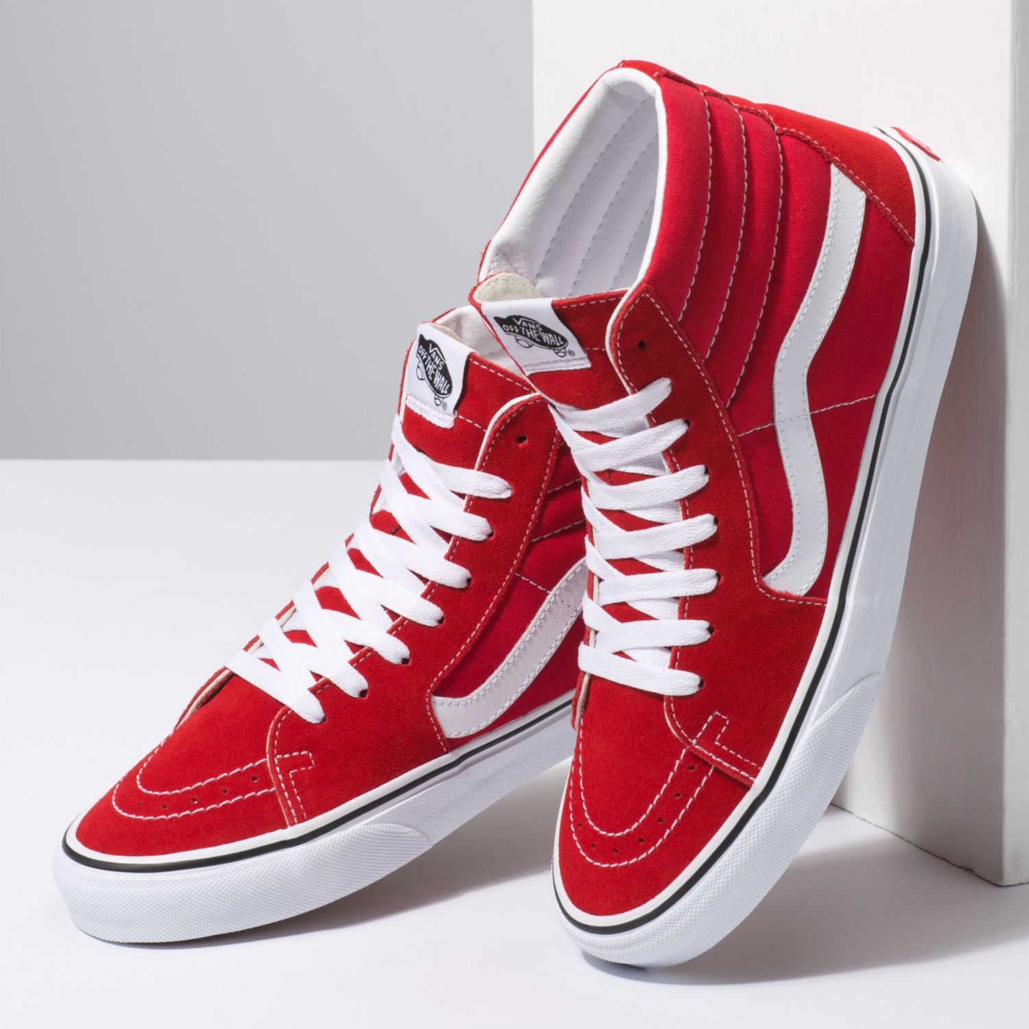 Zapatillas Sk8 Hi Racing Red True White Vans