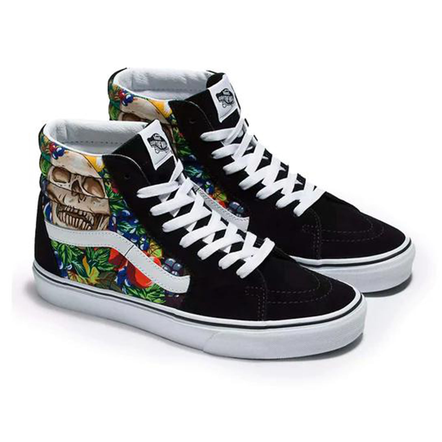 Zapatillas vans hotsell con calaveras