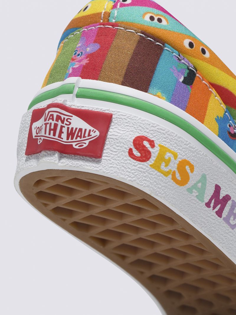 Zapatillas Vans X Sesame Street Uy Classic Slip-On (5-12 Años