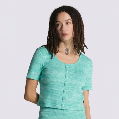 Polera Cosmos SS Top Clearly Aqua
