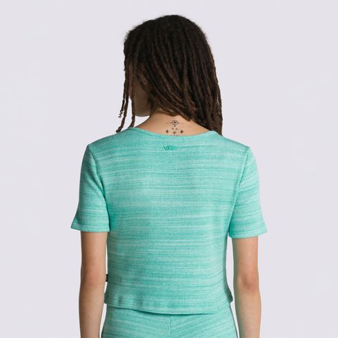 Polera Cosmos SS Top Clearly Aqua