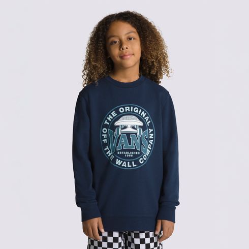 Polerón Off The Wall Company Crew (8-14 Años) Dress Blues