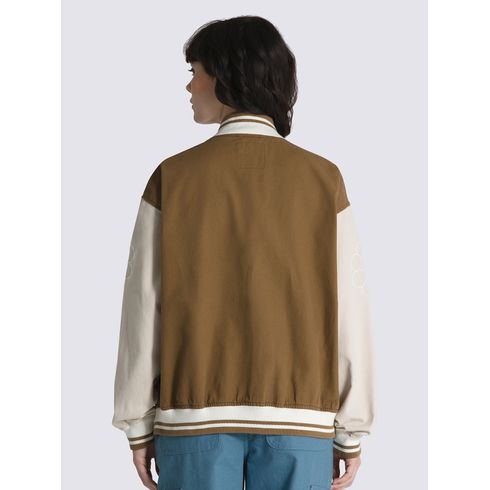 Chaqueta Music Lovers Club Bomber Sepia