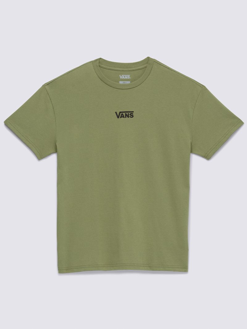 Polera-Manga-Corta-Mujer-Flying-V-Oversized--Verde-Musgo-Vans