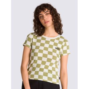 Polera Manga Corta Mujer Amstone Mini Oliva Vans