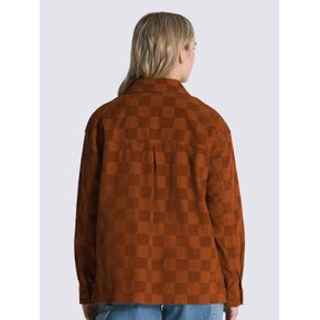 Chaqueta Mujer Dusk Downer Check Shacket Café Vans