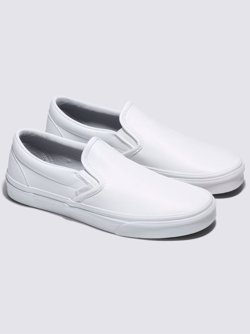 Vans blancas mujer outlet cuero