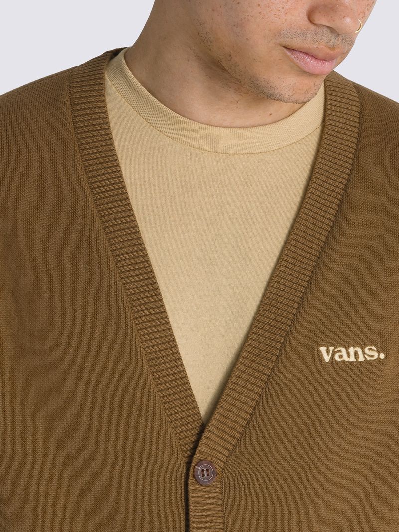 Cardigan Hombre Halecrest Café Vans-Vans Chile