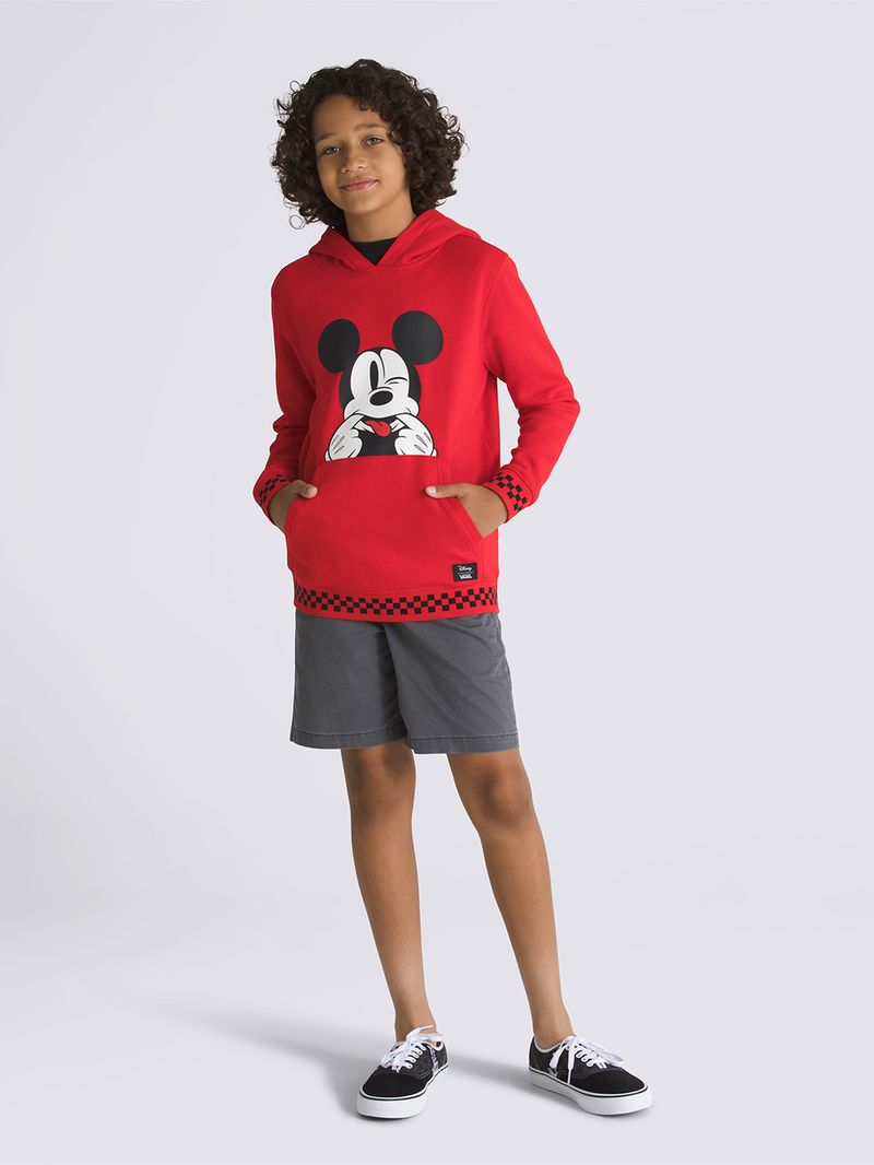 Polerón Niño Funhouse Rojo Vans X Disney