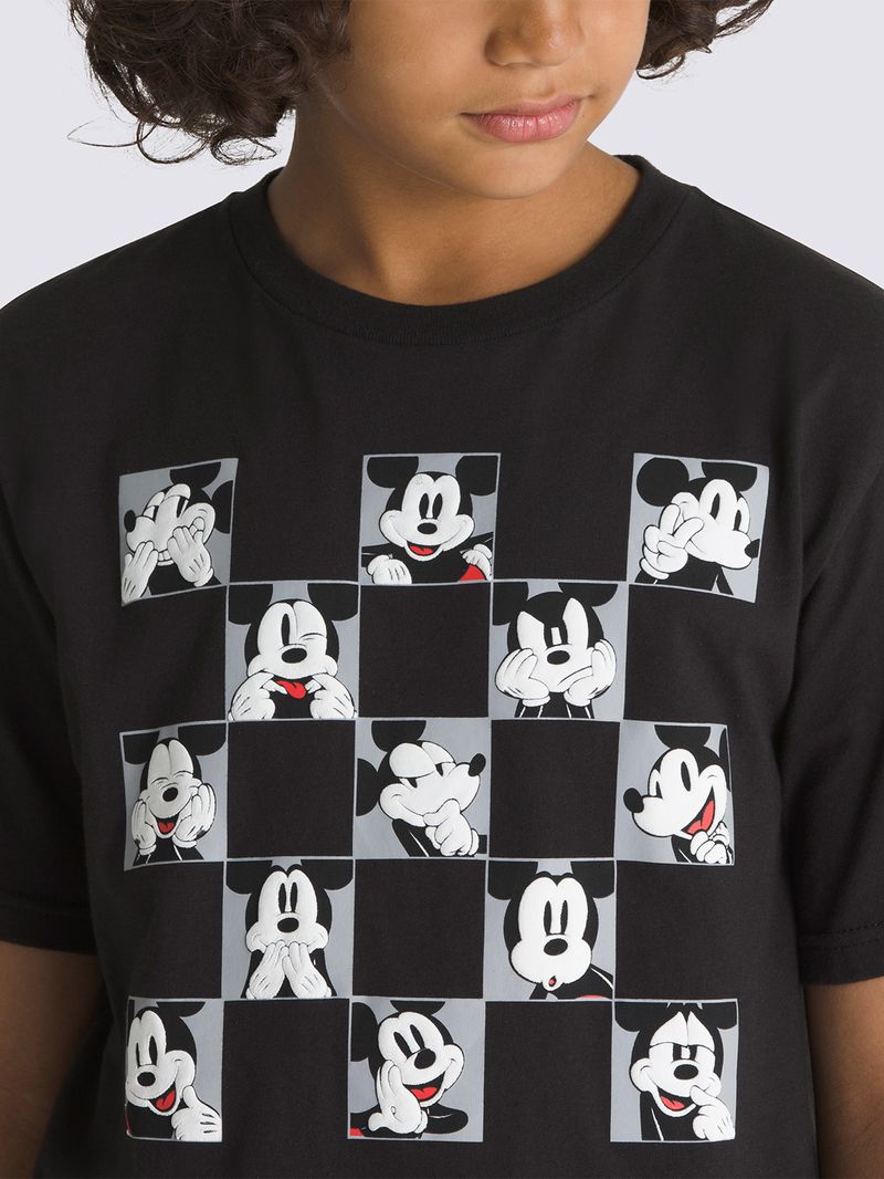 Polera-Manga-Corta-Niño-Snapshot-Negro-Vans-X-Disney