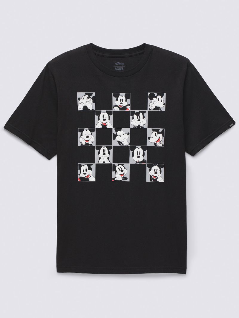 Polera-Manga-Corta-Niño-Snapshot-Negro-Vans-X-Disney