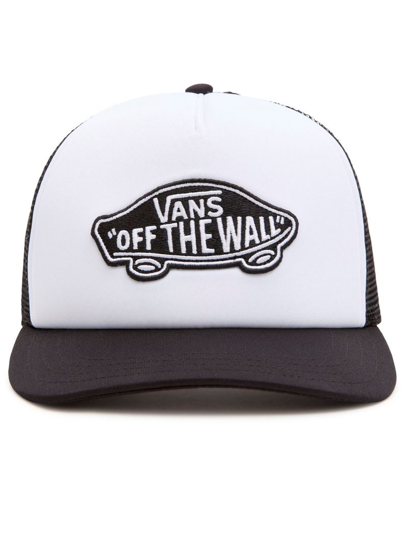 Jockey-Unisex-Classic-Patch-Curved-Bill-Trucker-Blanco-Vans
