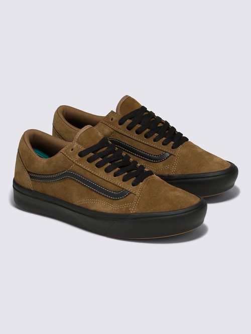 Vans old skool shop negras suela cafe