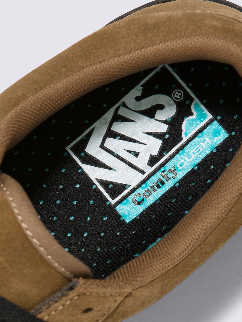 Vans negras con online suela cafe