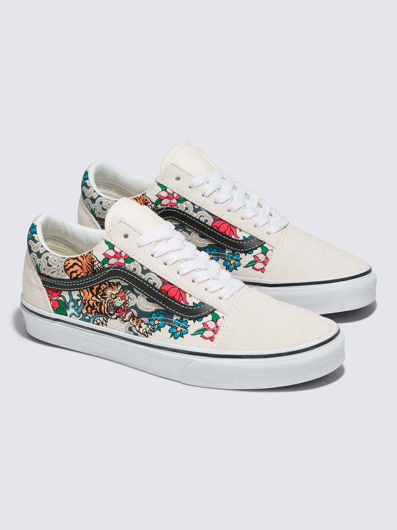 Zapatilla-Urbana-Unisex-Old-Skool-Blanco-Vans