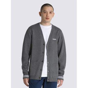 Sweater Hombre Halecrest Cardigan Gris Oscuro Vans