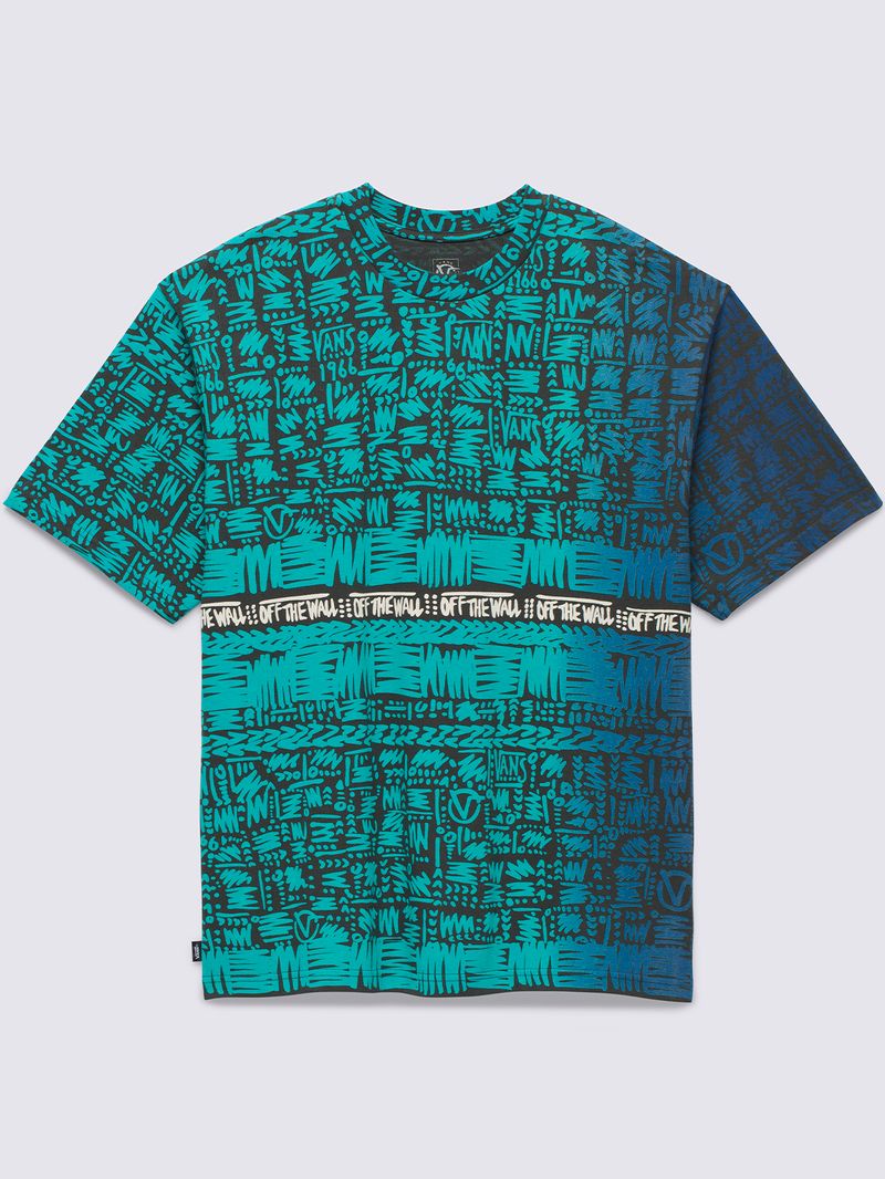 Polera-Manga-Corta-Hombre-Rowan-Zorilla-Azul-Vans