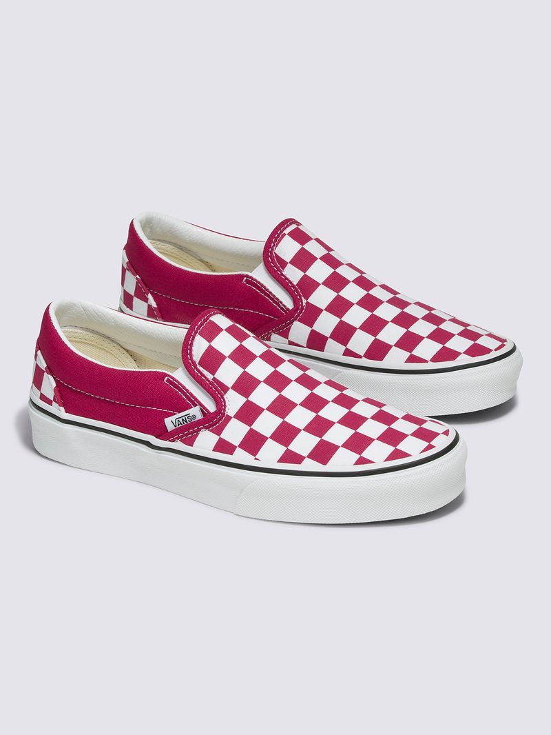 Vans slip shop on hombre rojas