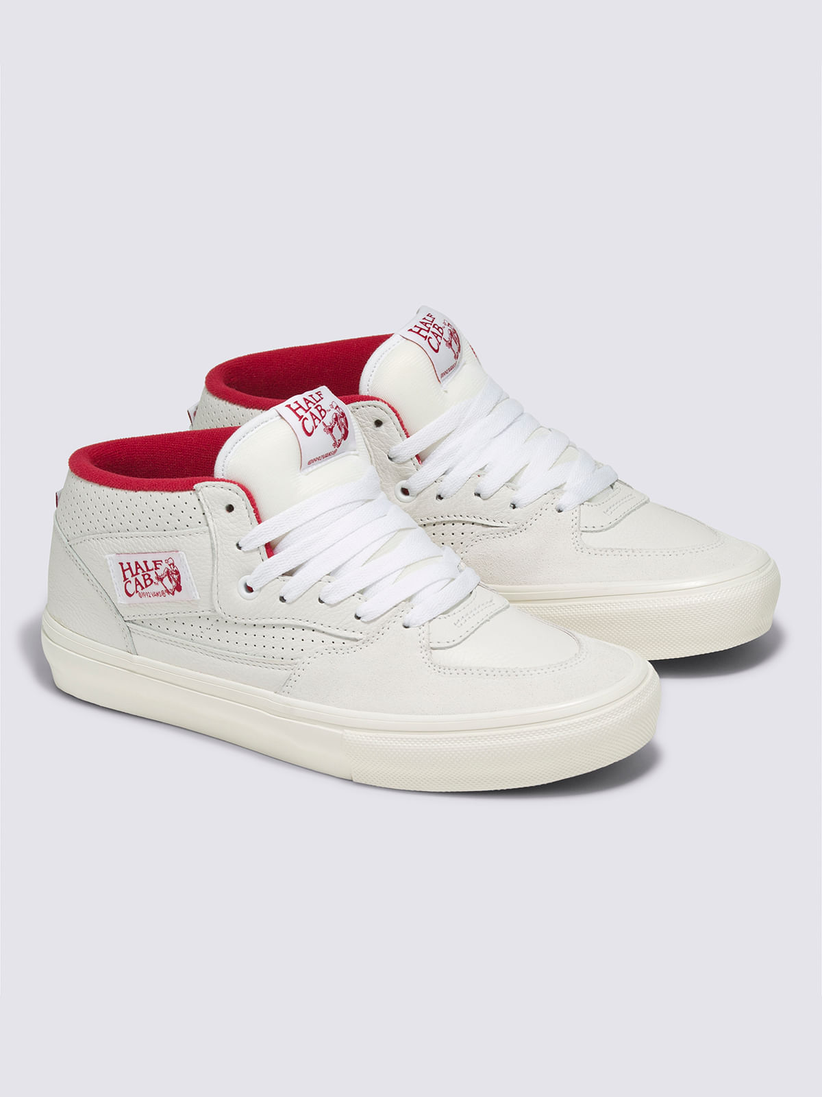 Vans Zapatilla Skate Hombre Half Cab Blanco Vans Ofertitas