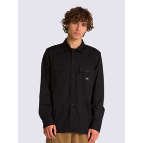 Camisa Manga Larga Hombre Sparwood Negro Vans